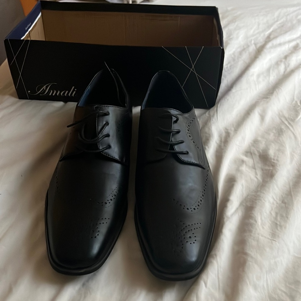 [AMALI] Men Black Shoes